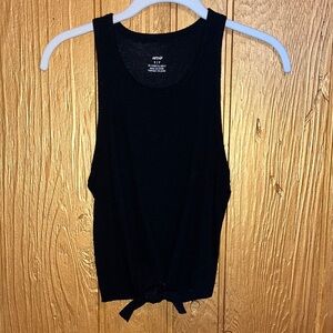 Aerie Ribbed Tie-Front Crop Top